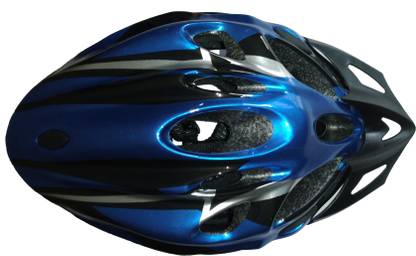 TIMA Cycling Skating Helmet with Thick Extended Polyestern (EPS) Plastic Blue Cycling Helmet