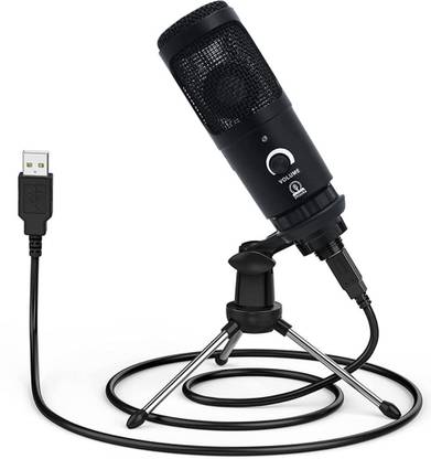 zhizuka A6 USB Condenser Microphone for Studio Recording, Singing, Streaming, YT,Karaoke Microphone
