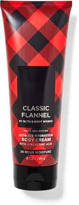 Bath & Body Classic Flannel Ultimate Hydration Body Cream For Men Holiday Collection 2021