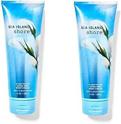 Bath & Body Sea Island Shore Ultra Shea Body Cream 8 Oz. 2 Set