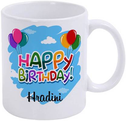 epheriwala Happy Birthday Hradini Ceramic Coffee Mug