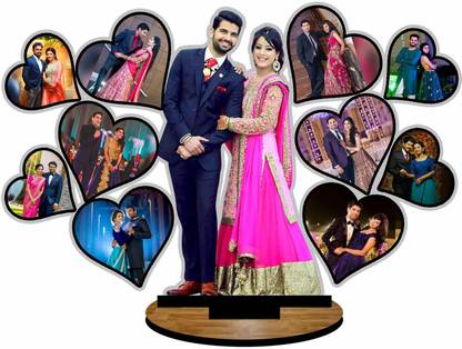 Pihu Creation Wood Wall Photo Frame