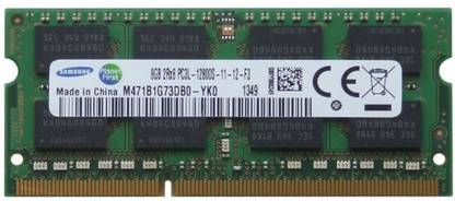 Samsung Low Voltage 1600 MHz DDR3 8 GB (Dual Channel) Mac, Laptop SODIMM (PC3L-12800)