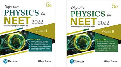 Pearson - Objective Physics Neet Volume 1 & 2 Set Of 2 Books