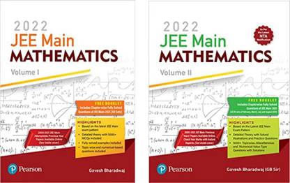 Pearson- Jee Main Mathematics Volume 1 & 2 ( Set Of 2 Books )