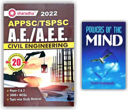 APPSC / TSPSC Civil Engineering Topic Wise Study Material With 20 Previous Papers & 5000 + MCQs For A.E./A.E.E , Latest Edition- 2022 (ENGLISH MEDIUM)