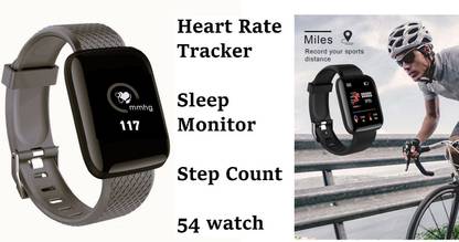 Ykarn Trades O237_ID116 _ID116 Pro Activity Tracker, Step Count Multi Feature Bluetooth Smartwatch