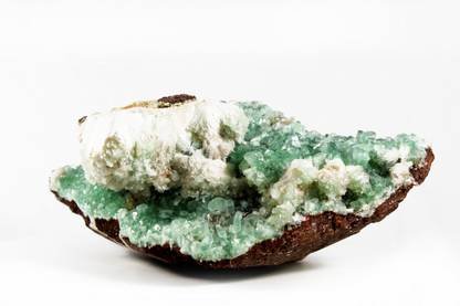 HIMALYAQUARTZ Natural Reiki Green Apophyllite 6.902kg Healing Cluster For Gift GRAP 482 Regular Angular Quartz Stone