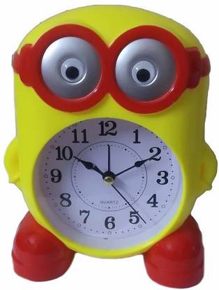 Lighter House Analog TABLE ALARM CLOCK-MINION Clock