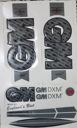 Kyrios GM 3D Embossed Cricket Bat Sticker Bat Sticker