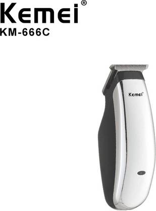 Kemei KM-666 Trimmer 480 min  Runtime 3 Length Settings