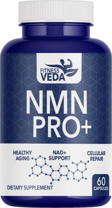 FITNESSVEDA NMN Supplement | NMN Nicotinamide Mononucleotide | 60 Capsules