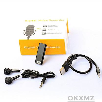 Bzrqx Small Mini Voice Activated Audio Recorder Hidden | Long 20 Hours Recording 8 GB Voice Recorder