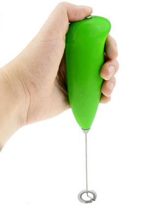 Ditya Crafts Foam Maker Hand Blender Milk and Coffee Frother , Resin Color Mixer Tool Whisker Stainless Steel Spiral Whisk