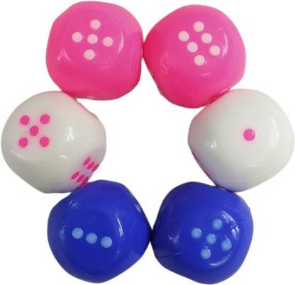 S Mark Dice or Die for Playing Board Games | ( 3 Pair ) (6pcs) |