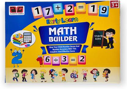 UR'SMILLENNIUMTOYS Early learn Math Builder Party & Fun Board Game