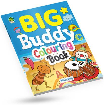 THE BOOK TREE BIG BUDDY COLOURING BOOK FOR KIDS, COLOURING BOOK , ACTIVITY COLOURING BOOK FOR 3-10 YEARS OLD KIDS- GIFT TO CHILDREN FOR PAINTING, DRAWING AND COLOURING