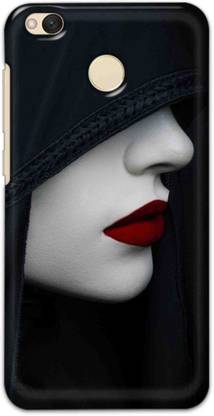 NDCOM Back Cover for Redmi 4 Unknown Girl Printed