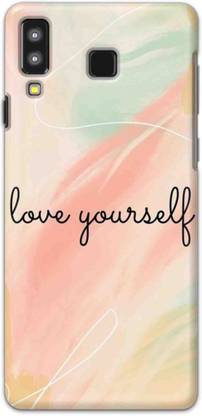 NDCOM Back Cover for Samsung Galaxy A9 Star Love Yourself Slim Fit Printed