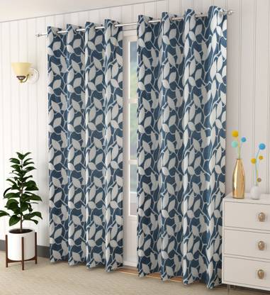 RAGYA CREATION 152.4 cm (5 ft) Polyester Semi Transparent Window Curtain (Pack Of 2)