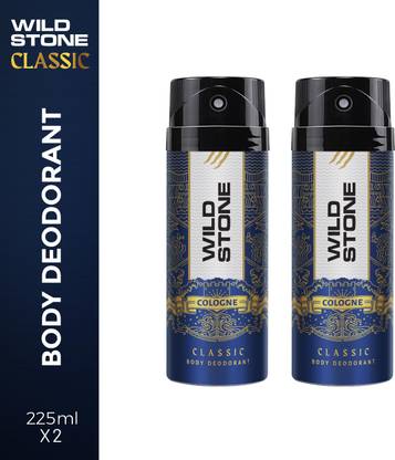 Wild Stone Classic Cologne Pack of 2 Deodorant Spray – For Men  (450 ml, Pack of 2) at Rs. 315