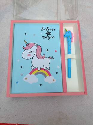 PMG Unicorn dairy A5 Diary Line of one 50 Pages