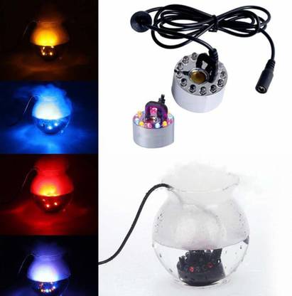 Eshmeet 24V Color Changing Ultrasonic Mist Maker Fogger for Water Fountain Pond Automotive Electronic Hobby Kit