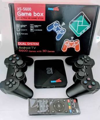 XRL 4K Ultra HD Game Box with Android Tv Dual System 5600 Game Handheld Gaming Console