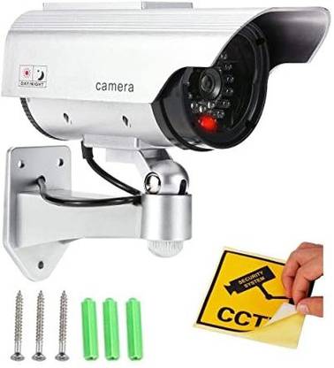 SHOPCIE Realistic Looking Dummy CCTV Bullet Surveillance System Security Camera