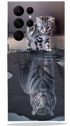 BUGGU Tiger Shadow Mobile Back Skin Guard, Tiger Shadow, SAMSUNG S22 ULTRA Mobile Skin