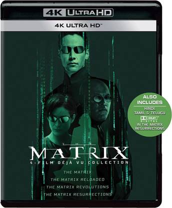 The Matrix 4 Movie Collection: Part 1 to 4 (4K UHD) (4-Disc Box Set)