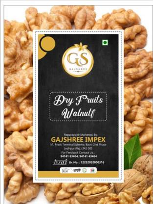 GAJSHREE DRY FRUIT WALNUT , PREMIUM QUALITY WALNUT (800g) Walnuts