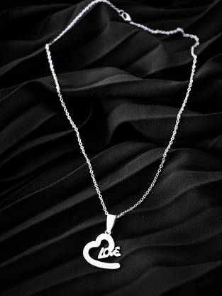 VARNIJEWELLS SILVER PENDANT Silver Stainless Steel Locket
