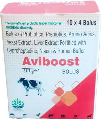 AVIBLOAT AVIBOOST RUMANTORIC BOLUS FOR CATTLE RUMAN FUNCTION Pet Health Supplements
