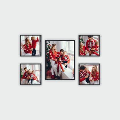 ArtMania photoframe-(9x9-4,12x18-1)-5 18 inch Customized & Personalize Photo Frame