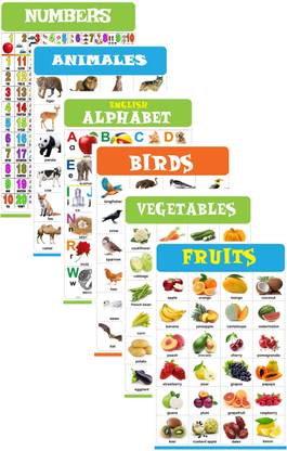 English Chart for Kids 47x65 cm (19x26 Inch) Mega Size Charts ...
