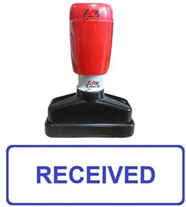 LRK Rubber Stamp Received Self Ink Stamp