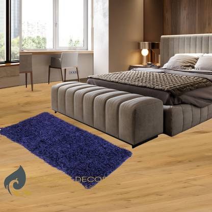 peacock decor 2 ft  X 1 ft Polyester Carpet