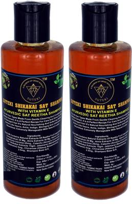 Suteki Premium Herbal Shikakai Sat Anti Dandruff And Anti Hair Fall Shampoo Pack of 2