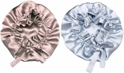 Attune Handmade satin Bonnet for sleeping withadjustableTie band|Satin bonnet for hair|