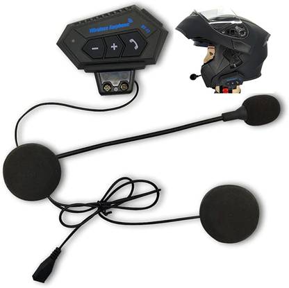 acube mart Helmet Earphone Wireless On-Ear Helmet Bluetooth Music & Calling System with Mic Smart Headphones