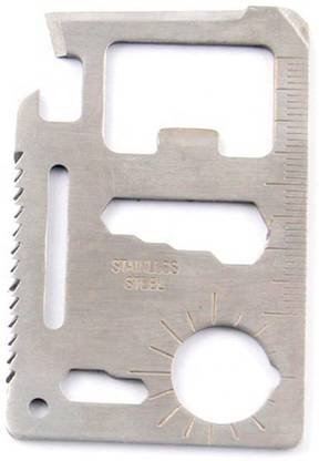 WunderVoX Card knife multi function card tool 11 IN 1 survival card multi tool-X79 Camping & Hiking Opener::Wrench::Lanyard hole::Direction::Ruler::Screwdriver::Knife edge