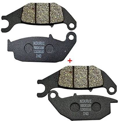 nikavi Front and Rear Brake Disc Pad Compatible for Honda CB 350 RS Vehicle Disc Pad
