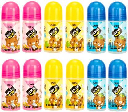 Deli Liquid Glue Stick Up Cartoon Washable Glue Non-toxic 7301A Adhesive