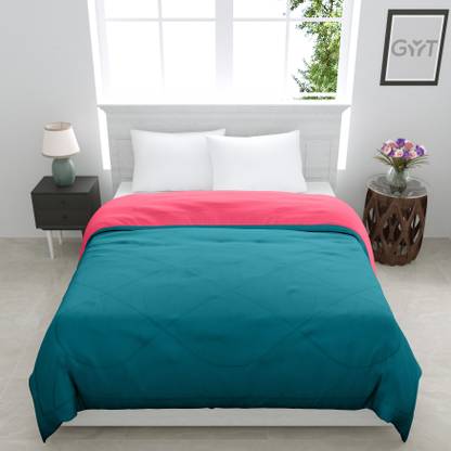 GYT Checkered Single Comforter for  AC Room