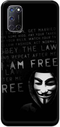NDCOM Back Cover for OPPO A52 I Am Free Printed