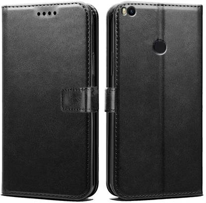 ONCRAVES Flip Cover for Xiaomi Mi Max (Black, Cases with Holder)