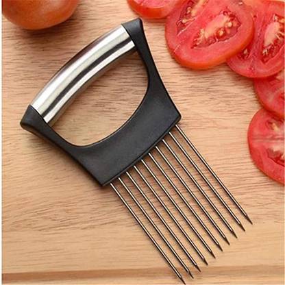 Aryamurti Food Slice Assistant - Kitchen Gadgets,Ten Prongs Vegetable Chopper Vegetable & Fruit Slicer