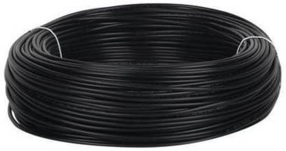 Polymax PVC 2.5 M.M. Single Core 1 sq/mm Black 270 ft. Wire
