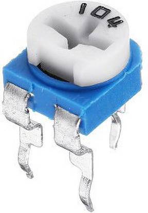 jivith 100K ohm Variable Resistor - Preset (RM065 Package) Electronic Components Electronic Hobby Kit